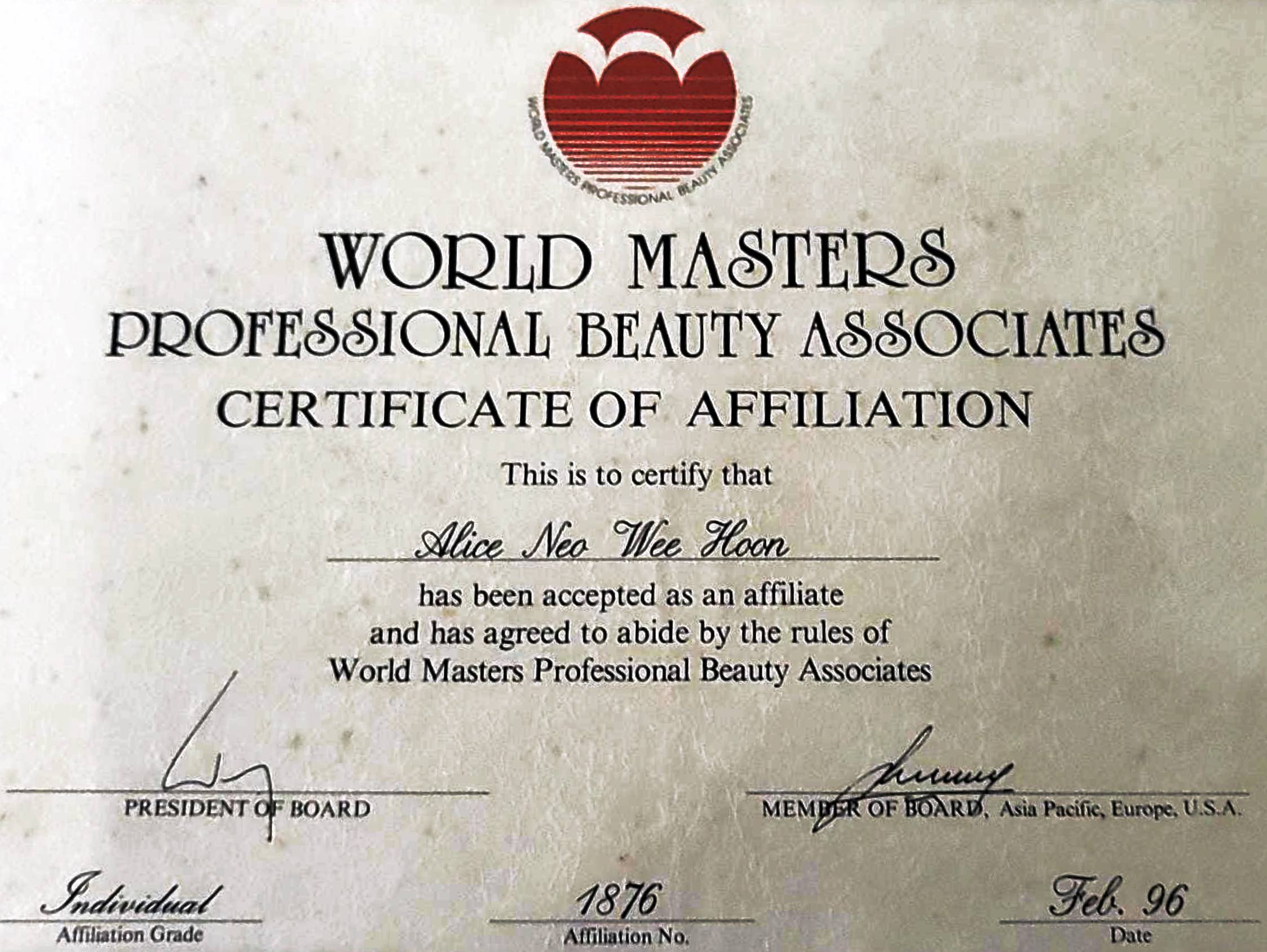 alice cert